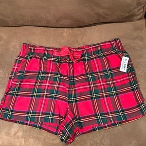 Old Navy Women’s Flannel Sleep Shorts